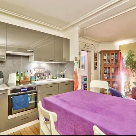 Daire Bright For 3 With Balcony - 11e Bastille Paris